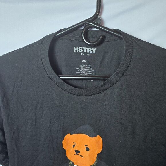 HSTRY By Nas T-Shirt Men's‎ Small Short Sleeve Crew Neck Graphic Black - Picture 2 of 9
